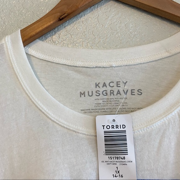 NWT Kacey Musgraves Golden Hour Plus Size Torrid Tee Size 1X - Picture 5 of 5